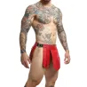 MOB Eroticwear Jupe homme Sm Roman Skirt Rouge-Noire